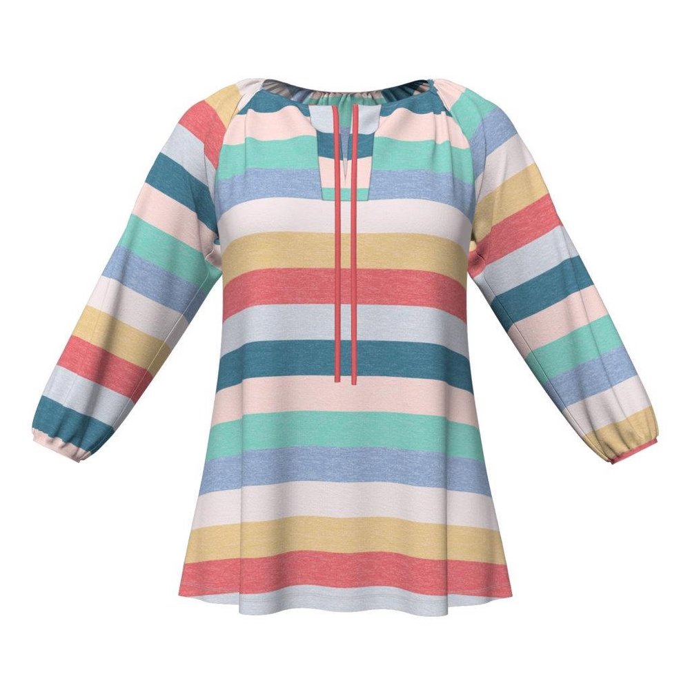 Striped Peasant Top!